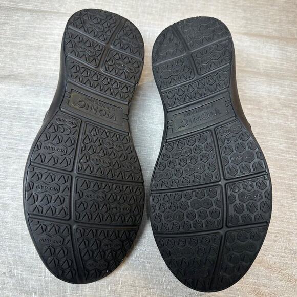 Vionic Pro Womens Fiona PNT Slip-On Shoes Size 8.5 Black Patent Leather Made In - Picture 9 of 9